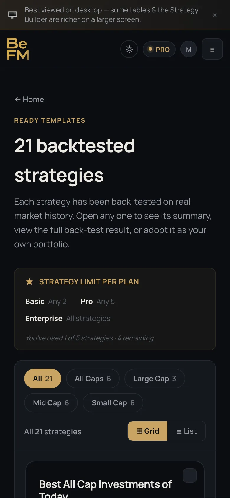 Strategies