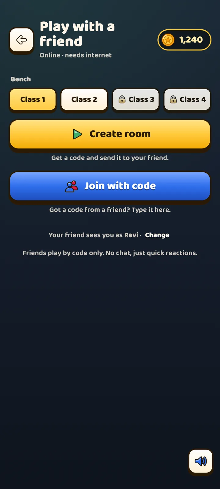 App screen